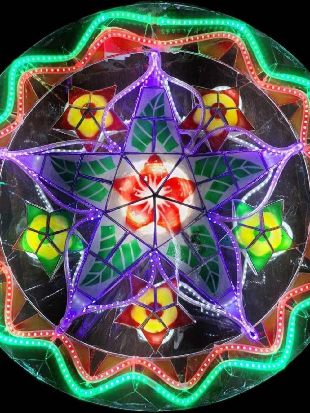 Misenka Natalia Capiz na Parol, Christmas Lantern LED 24 inches